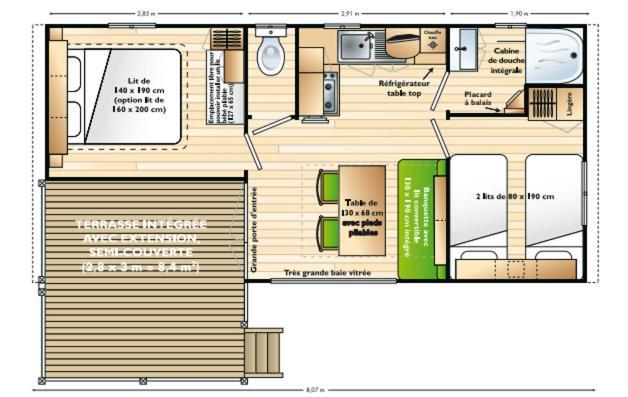 Mobil Home 5Pers Proche Europa Park Dans Camping 3Etoiles Boofzheim Exterior foto